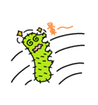 E. coli, cell line and their partners（個別スタンプ：8）