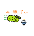 E. coli, cell line and their partners（個別スタンプ：11）