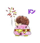 我が家のパワフル娘（個別スタンプ：12）