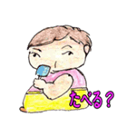 我が家のパワフル娘（個別スタンプ：15）
