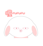 Bald head hanging rabbit - LV.1（個別スタンプ：1）