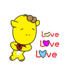 I am a giraffe-Big giraffe .（個別スタンプ：5）