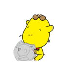 I am a giraffe-Big giraffe .（個別スタンプ：21）
