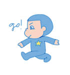 The alien Mr.Blue.（個別スタンプ：8）