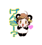 Cutie Panda Girl（個別スタンプ：2）