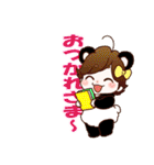 Cutie Panda Girl（個別スタンプ：5）