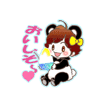 Cutie Panda Girl（個別スタンプ：26）