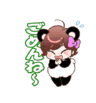 Cutie Panda Girl（個別スタンプ：32）