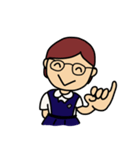 じょし高生A（個別スタンプ：24）