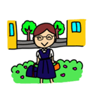 じょし高生A（個別スタンプ：30）
