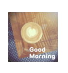 Good morning latte（個別スタンプ：4）