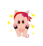 may flower pig（個別スタンプ：16）