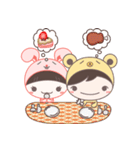 MoMo ＆ GoGo (Holiday)（個別スタンプ：34）