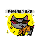 Hooman Cat (Indonesian)（個別スタンプ：3）