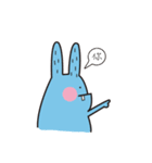 Mr. blue rabbit（個別スタンプ：3）