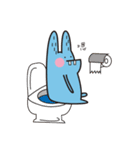 Mr. blue rabbit（個別スタンプ：6）