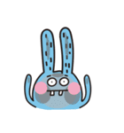 Mr. blue rabbit（個別スタンプ：11）