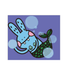 Mr. blue rabbit（個別スタンプ：14）