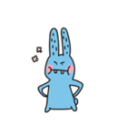 Mr. blue rabbit（個別スタンプ：17）