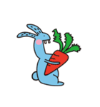 Mr. blue rabbit（個別スタンプ：19）