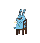 Mr. blue rabbit（個別スタンプ：32）