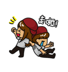 Naughty man and woman（個別スタンプ：24）