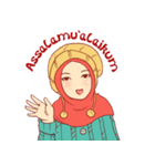 WINTER HIJAB GIRL（個別スタンプ：1）