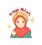 WINTER HIJAB GIRL（個別スタンプ：2）