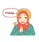 WINTER HIJAB GIRL（個別スタンプ：3）