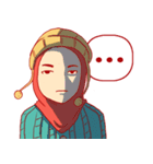 WINTER HIJAB GIRL（個別スタンプ：12）