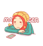 WINTER HIJAB GIRL（個別スタンプ：15）