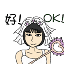 Bride's wedding - flower girl（個別スタンプ：6）