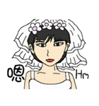 Bride's wedding - flower girl（個別スタンプ：8）