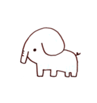 筆文字Animals（個別スタンプ：39）