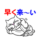 空手猫1 ~最弱空手部編～（個別スタンプ：5）