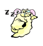 cute lazy sheep ver01（個別スタンプ：6）