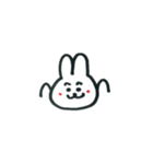 うさぎの、ぷにょん。（個別スタンプ：1）