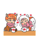 DearLu and Hamstersquirrel（個別スタンプ：35）