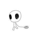 a little seed elf with two eyes（個別スタンプ：22）