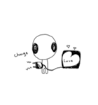 a little seed elf with two eyes（個別スタンプ：24）