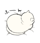 白猫のモチ（個別スタンプ：18）