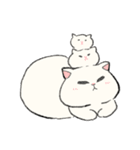 白猫のモチ（個別スタンプ：39）