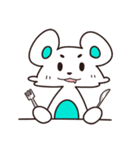 しろクマくん（個別スタンプ：6）