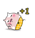 LIFE OF CHUNKUEI PIG (English) 1（個別スタンプ：17）