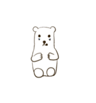 HONEYPOT WHITE BEAR（個別スタンプ：31）