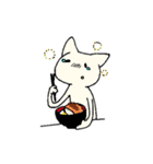 ゆるしゅーる。【ねこときのこ】（個別スタンプ：13）