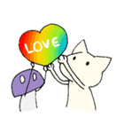 ゆるしゅーる。【ねこときのこ】（個別スタンプ：40）