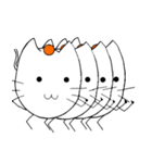 some cat with orange（個別スタンプ：9）