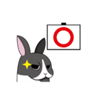 The rabbit can moving！！！（個別スタンプ：22）