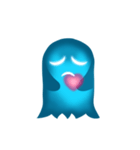 かわいいHeart-Glowing Ghost 2（アニメ）（個別スタンプ：2）